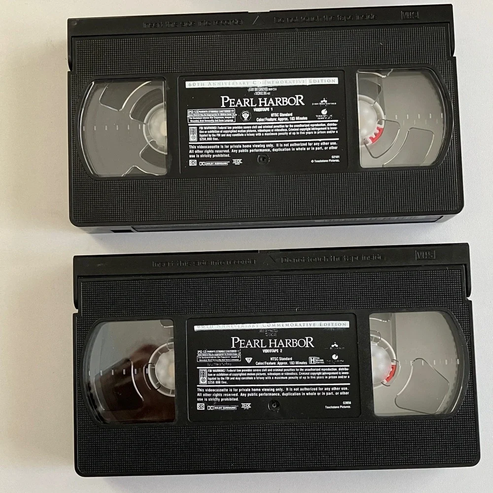 VHS 2 video set PEARL HARBOUR